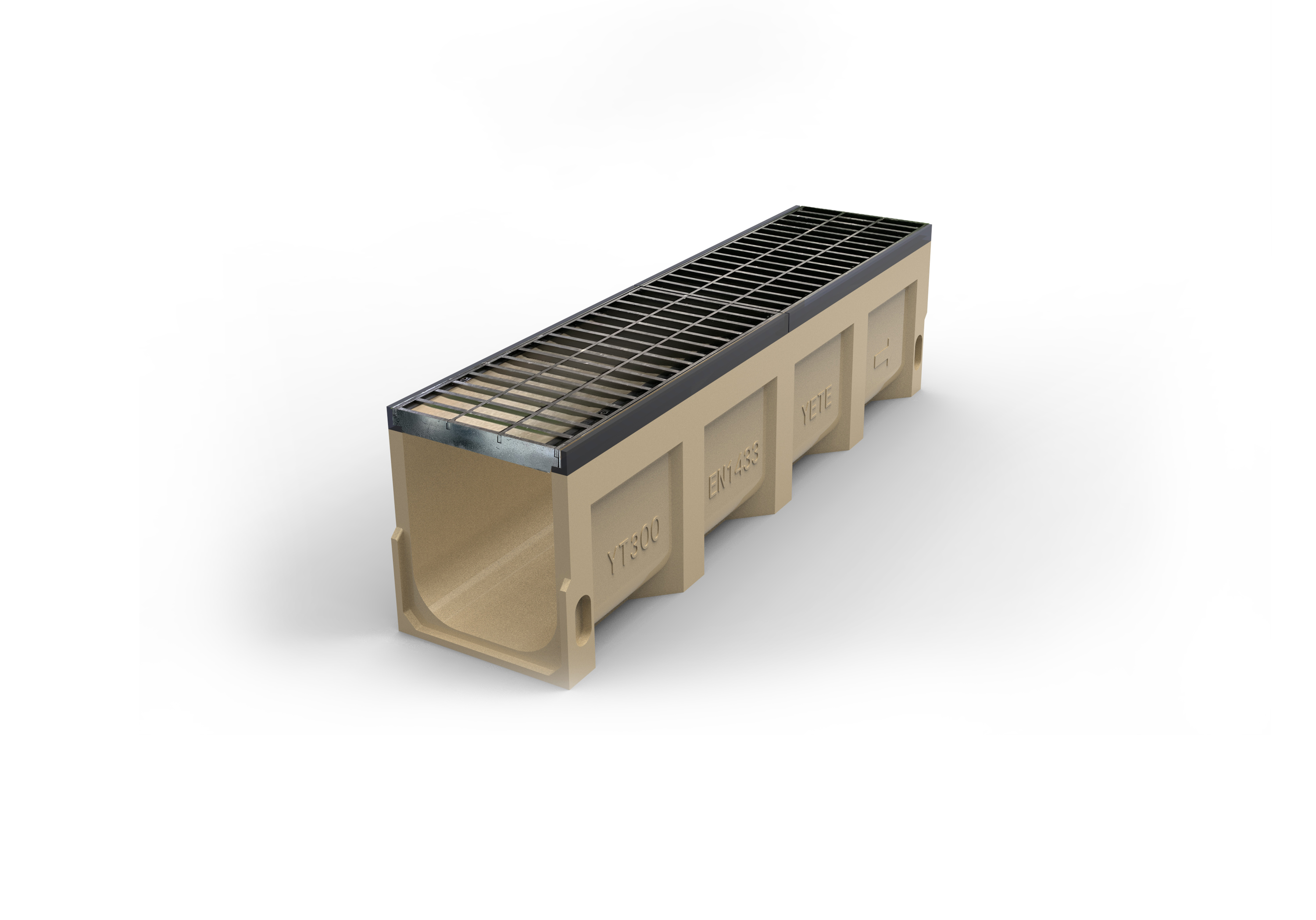 Aluminum industrial airport kerb drainage channel